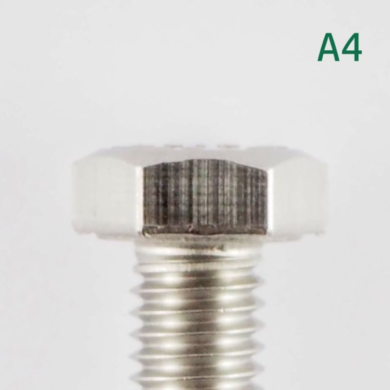 M8x120 Sekskantskrue 5 stk  Syrefast A4
