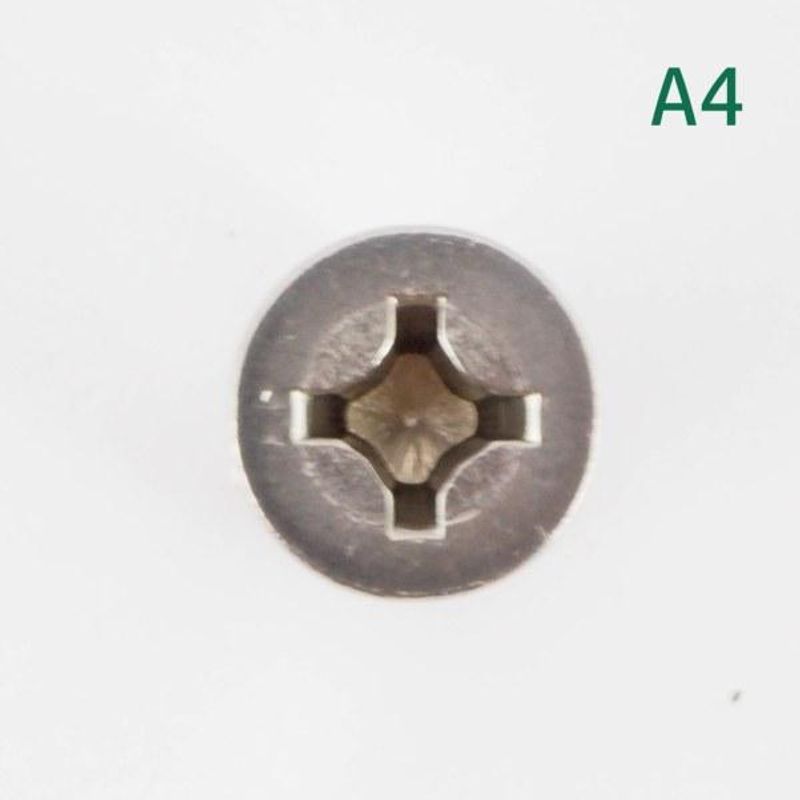 M6x30 Maskinskrue 10 stk Senkehode Syrefast A4