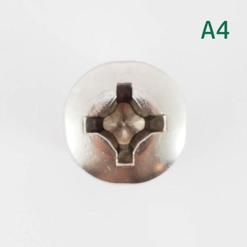 M6x50 Maskinskrue 10 stk Linsehode Syrefast A4